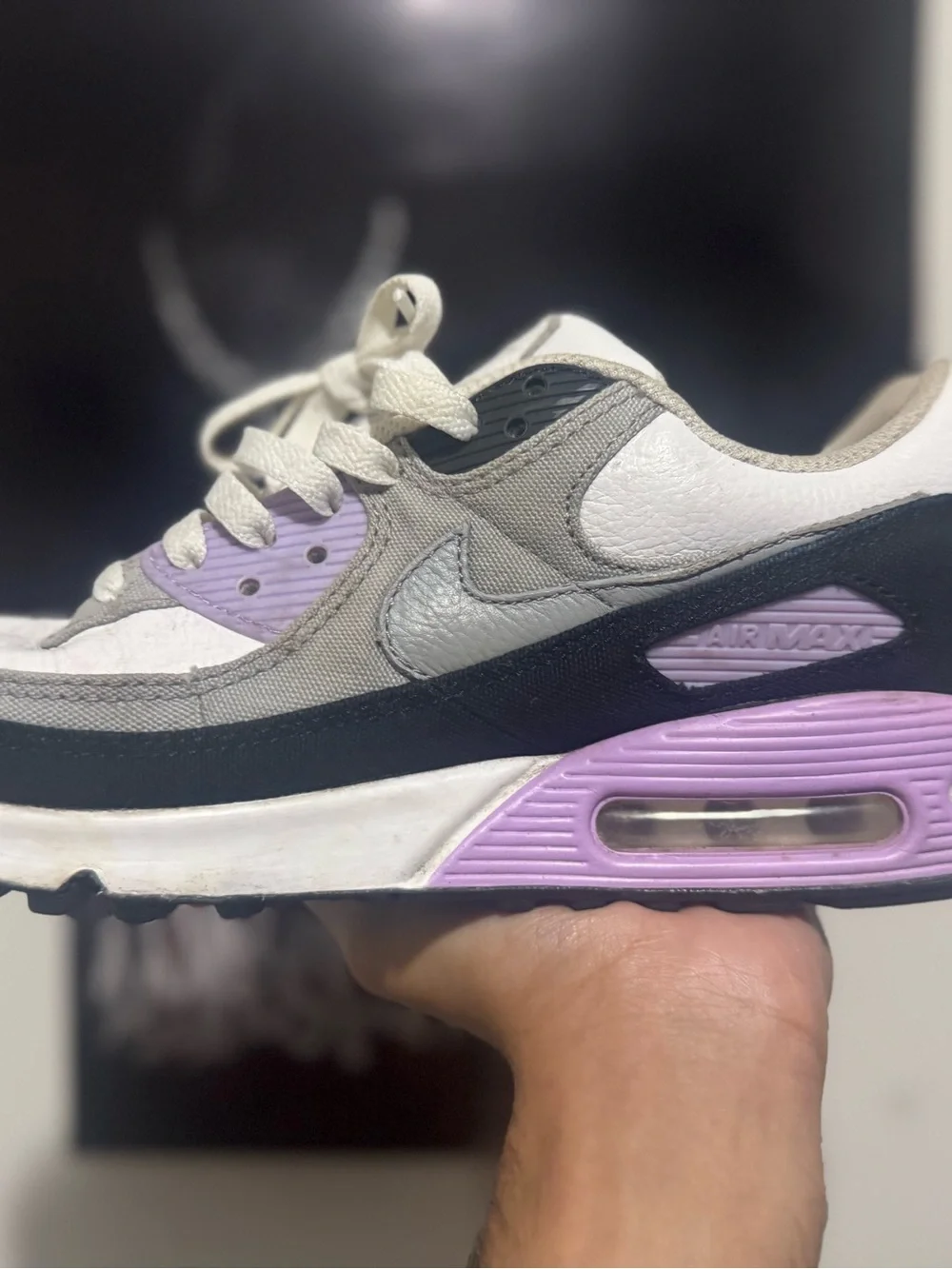 Nike Air Max 90 Lilac & cool gray Size 7.5 men